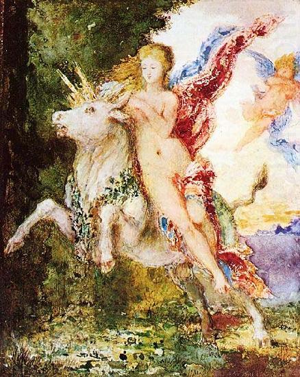 Europa and the Bull, Gustave Moreau